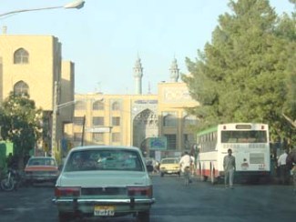 A bus in Esfahan