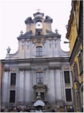 One of the many churches in Krakow
