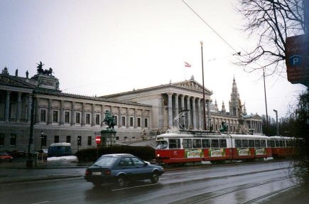 The Austrian Parliament in Vienna